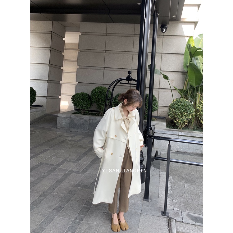 Áo Khoác Mangto Dáng Dài 2 Lớp Phong Cách Hàn Quốc