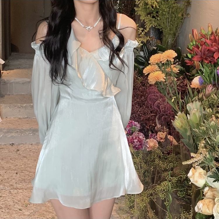 Đầm Hai Dây Mùa Xuân Hè 2022 Phong Cách Ngọt Ngào Siêu Nữ Tính