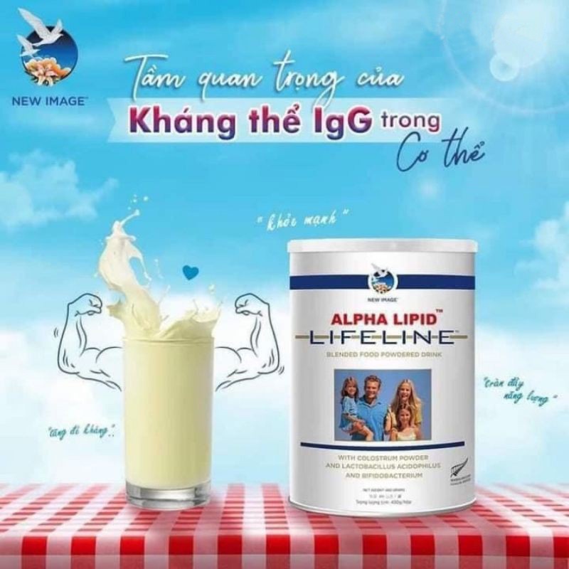 Sữa Non Alpha Lipid Lifeline 450g Của New Zealand Hàng Nhập Khẩu Chính Hãng Đầy Đủ Hóa Đơn