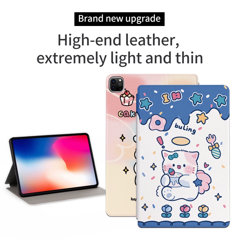 Bao Da Máy Tính Bảng Thông Minh Cho iPad Air 1 2 3 4 Pro 9.7 "10.2" 10.5 "10.9" 11 "4th / 5th / 6th / 7th / 8th / 9th Gen 2021 2020 2019 / 18 / 17 Ốp