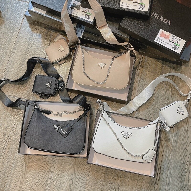 Set Pa ra đa kèm ví bản da xước xịn size 23 có hộp