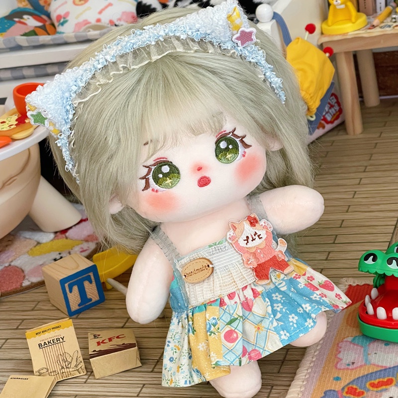 Búp bê không thuộc tính tóc tơ Lục Nha Nha 20cm