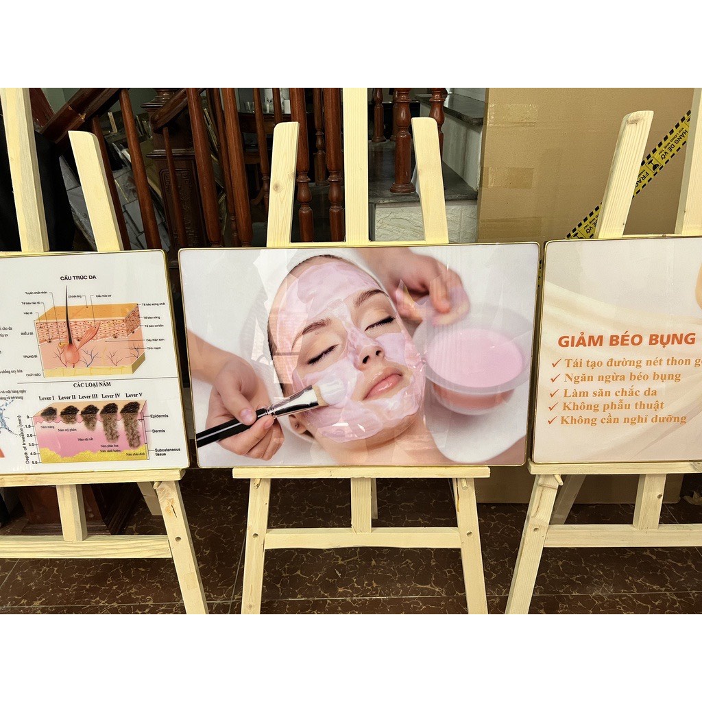 HD47 Tranh Treo Tường Trang Trí Spa/ Nail/ Mi/ PHun Săm Thẩm Mỹ/ xông hơi/ Tẩm Quất/Tắm Trắng Trang Trí Phòng Tắm