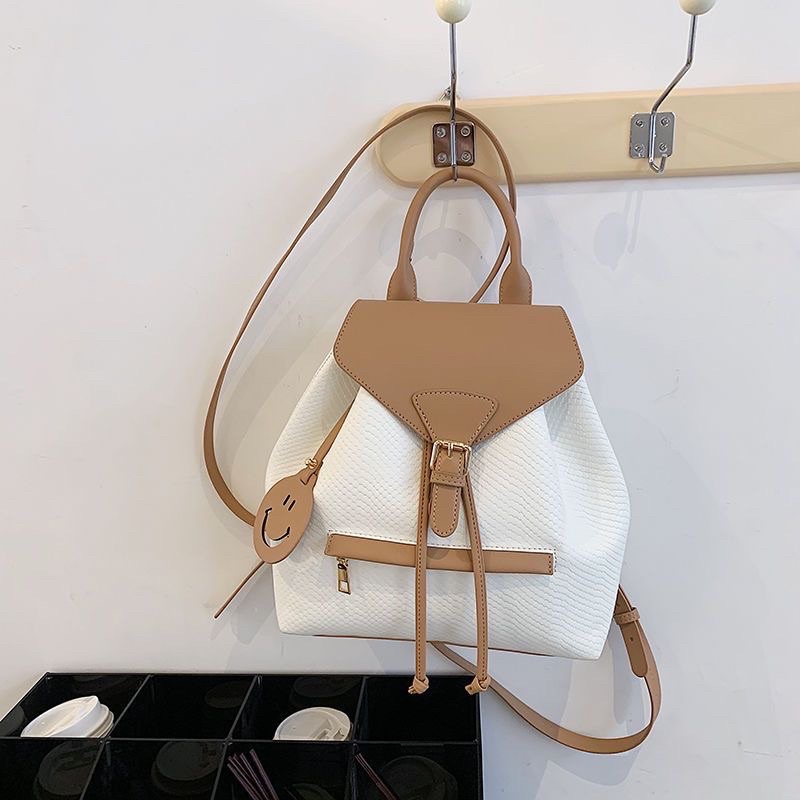 Balo mini thời trang nữ da pu cao cấp chất lượng cao giá rẻ túi xách vintage kẻ caro