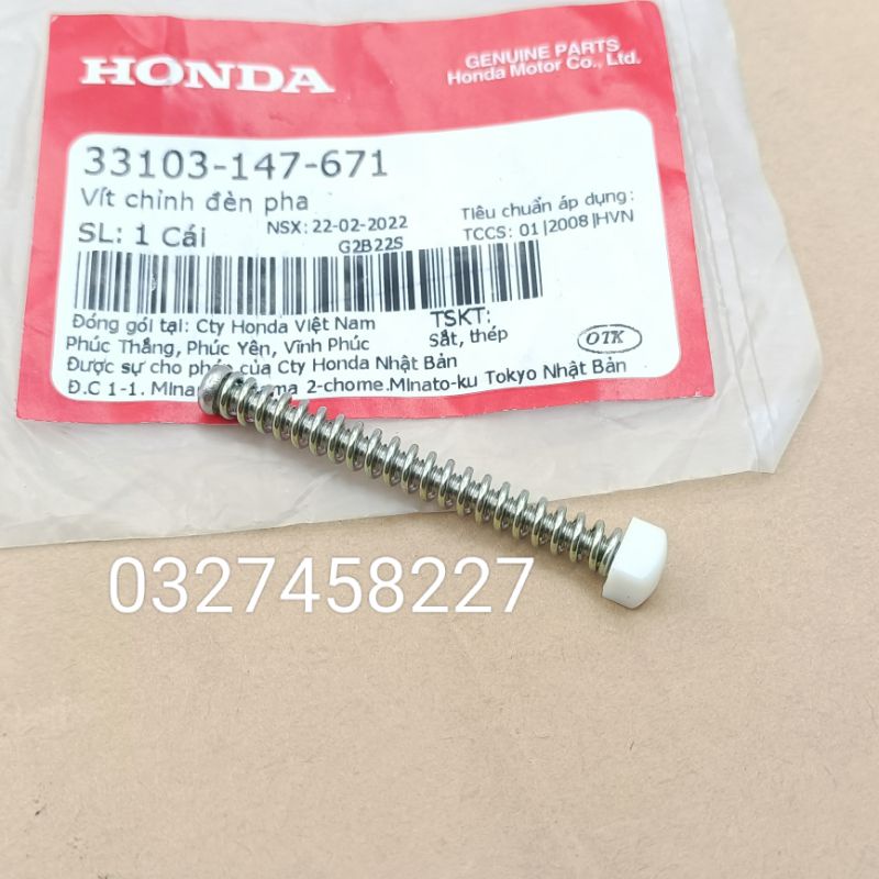 Ốc vít lò xo chỉnh đèn pha xe DREAM zin chính hãng