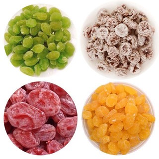 500g xí muội giòn đặc sản Đà Lạt 500g xí muội giòn đặc sản Đà Lạt hủ pet 400g thượng hạng, mix 4 loại xí muội xanh, vàng