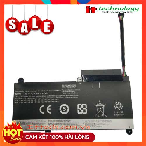 🎁 PIN ZIN 🎁 Pin Laptop LENOVO E450  - 6 CELL - ThinkPad E450 E450C E455 E460 E460C 45N1752