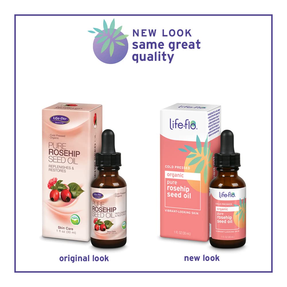 Dầu dưỡng ẩm Life-Flo Pure Rosehip Seed Oil 30ml | Lifeflo Organic & Cold Pressed Rose Hip - Dầu dưỡng hữu cơ ép lạnh