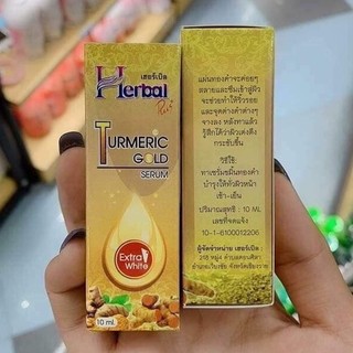 Serum giảm mụn chiết xuất nghệ vàng Tumeric Gold Herbal Thái Lan (10ml)