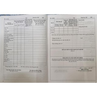 Sách - Học bạ trung học phổ thông ( mẫu mới - THPT )