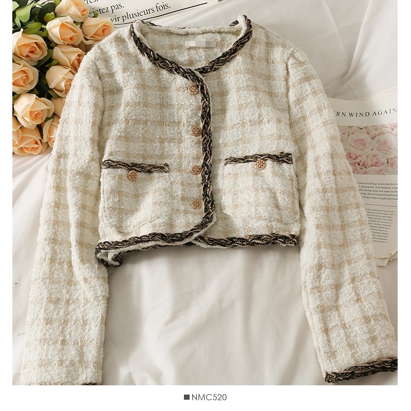 Elly Coat - Áo dạ tweed dáng lửng