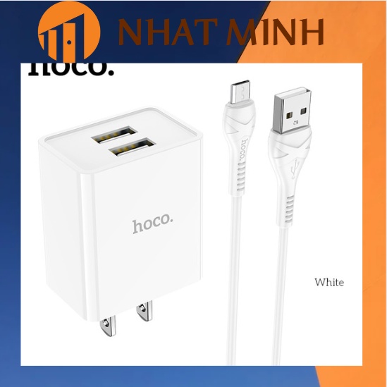 ✔CHÍNH HÃNG✔ Bộ Sạc Nhanh HOCO 2 Cổng Cho Iphone/Android