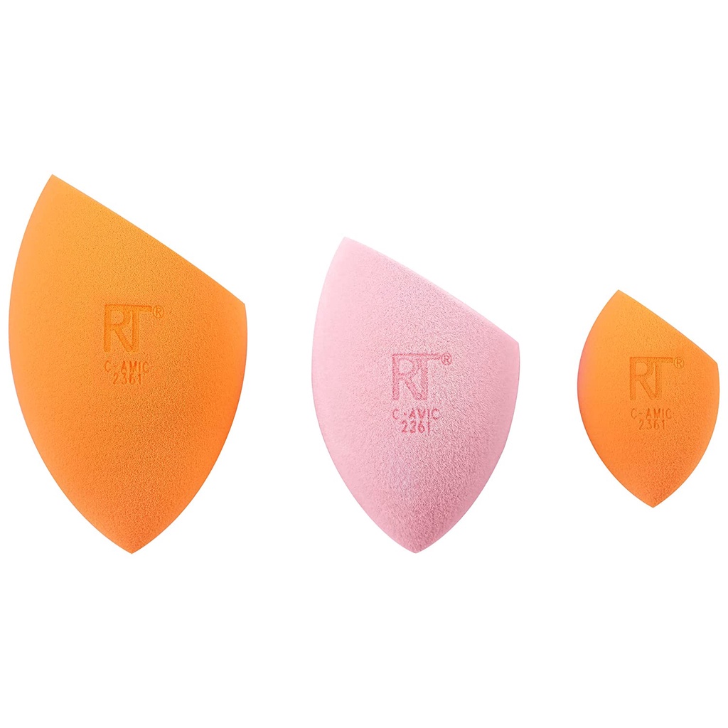 Set 3 Mút Trang Điểm Real Techniques Ultimate Makeup Sponge Blending And Setting Trio