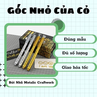 Bút Baoke Metalic nhũ chuyên dùng thiết kế trang trí sổ tay, viết thiệp làm bullet journal gocnhocuaco