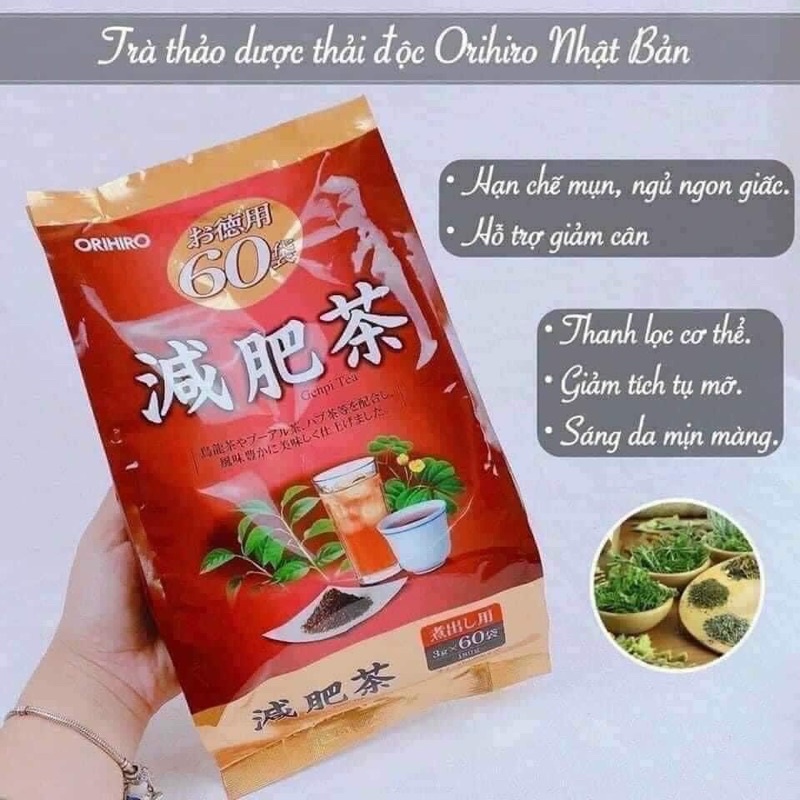 [Chính hãng] Trà Orihiro Nhật thanh nhiệt mát gan...