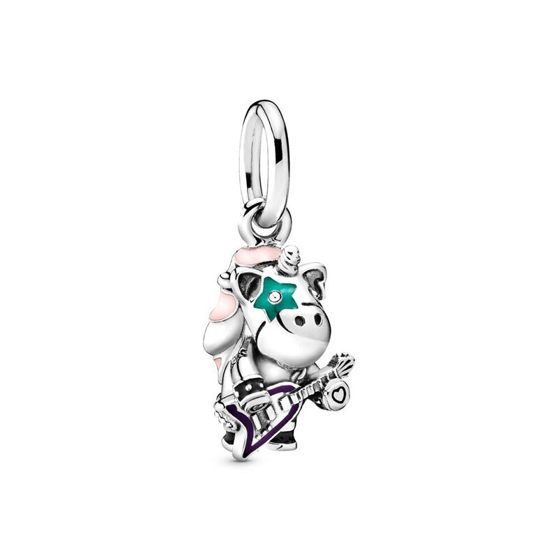 Hạt Xâu Chuỗi Bạc 925 Hình Vòng Đu Quay Trang Sức Vòng Tay / Vòng Cổ Pandora Chính Hãng Dành Cho Bạn Nam