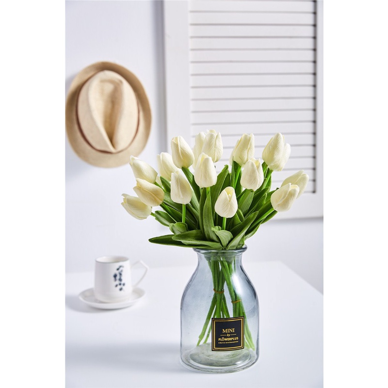 HOA GIẢ , Hoa Tulip giả nhiều màu sắc 33cm trang trí , quà tặng , phụ kiện decor