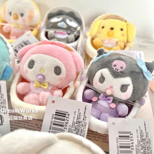 Búp Bê Nhồi Bông Hình Chú Chó Tai To Sanrio Melody Dễ Thương