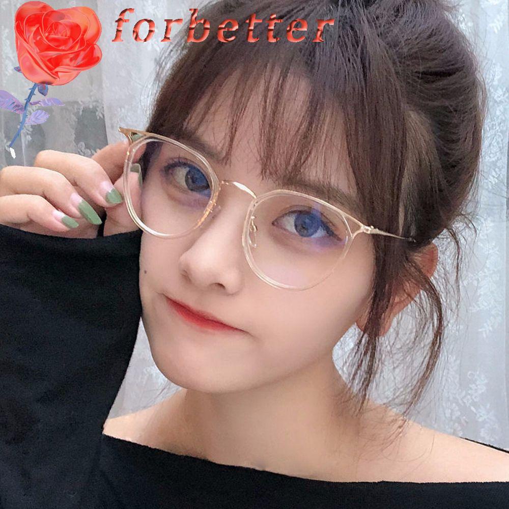 Kính Mát Gọng Kim Loại Chống Tia Sáng Xanh Chống Bức Xạ Bảo Vệ Mắt Phong Cách Hàn Quốc Thời Trang