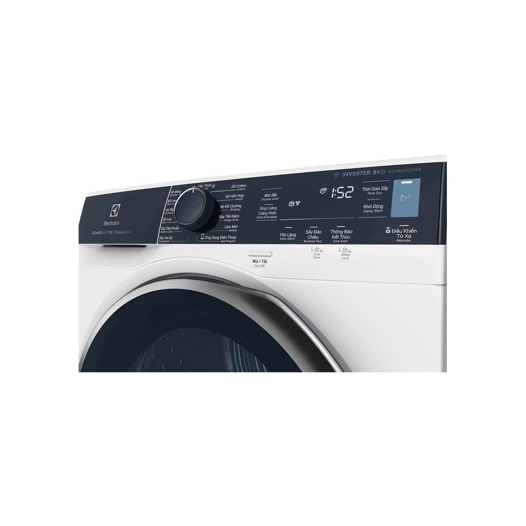 Máy sấy quần áo Electrolux Inverter 8 kg EDH803Q7WB