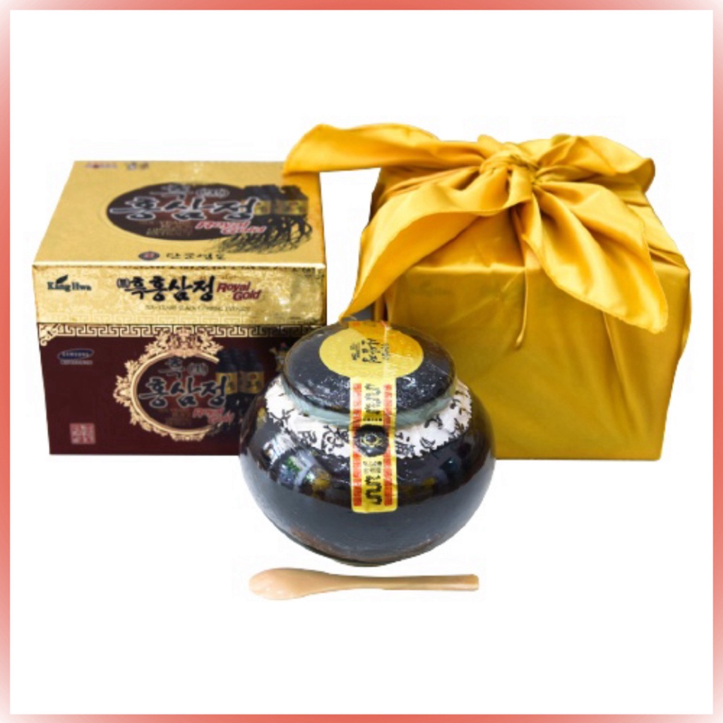 Cao hắc sâm Korea Black Ginseng Extract Kanghwa hàn quốc chính hãng hũ 1kg [KOREAN]