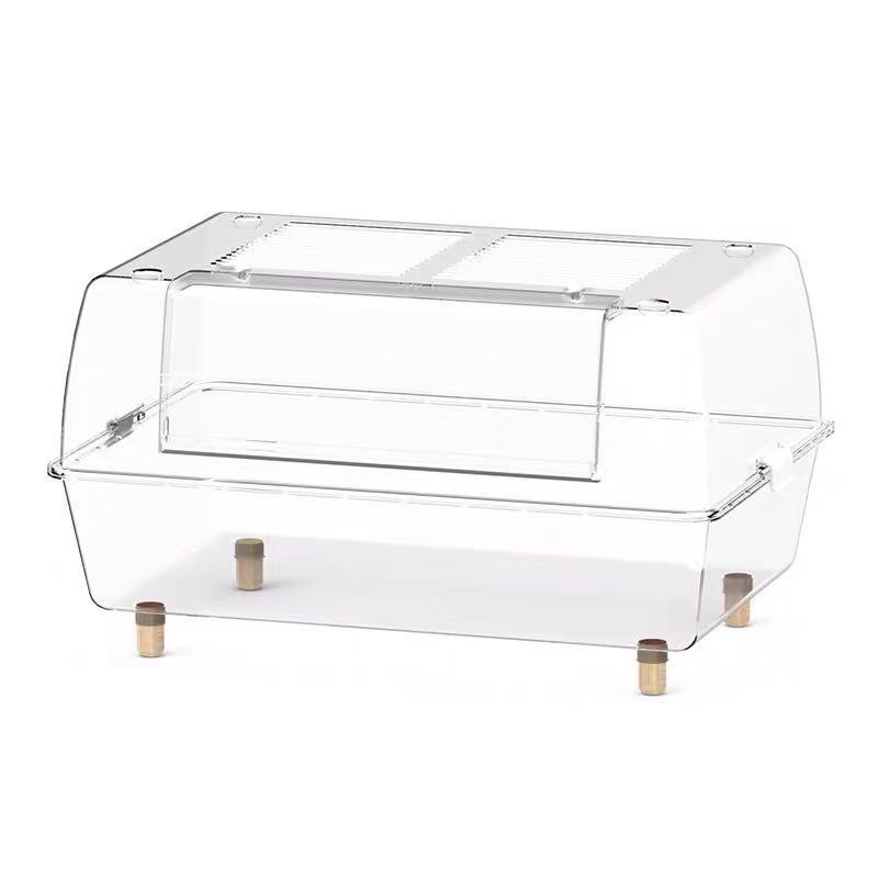 Lồng Hamster. Chuồng Tafit Trong Suốt Nuôi Hamster Kích Thước 62x42x32cm