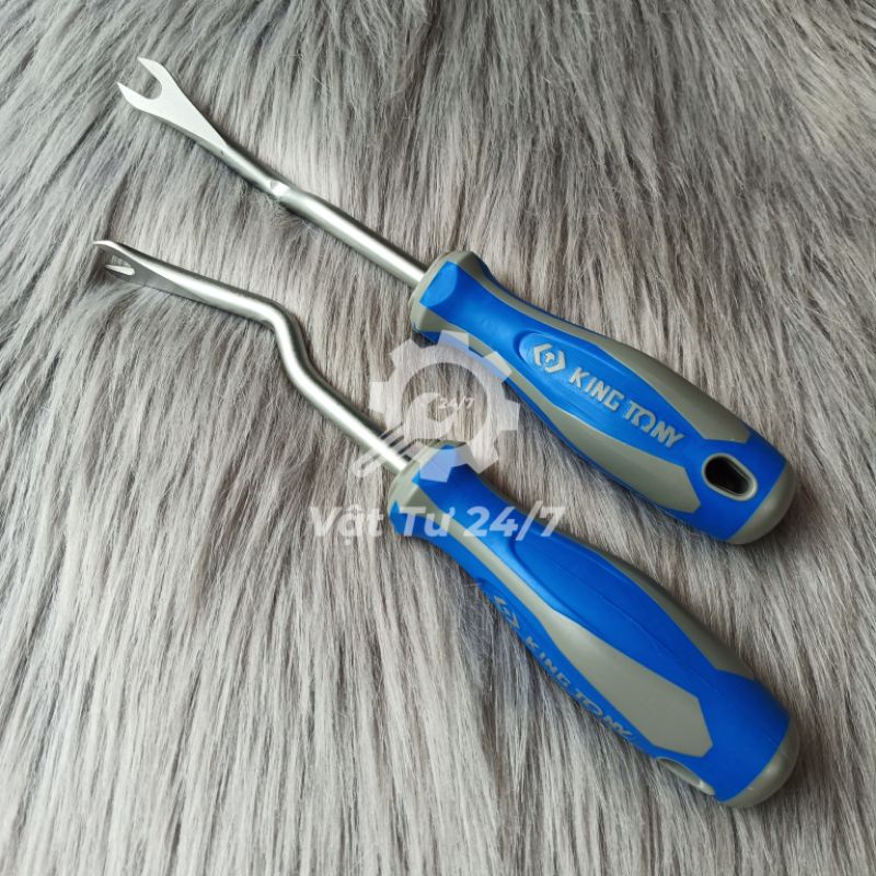 Tua vít đầu chẻ nạy ốc vít Kingtony 48280180 - 43280212 Tu vít cạy nút nhựa Tô vít chẻ miệng