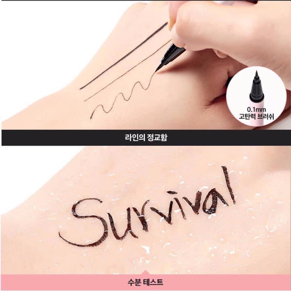 Bút Kẻ Mắt Nước Siêu Mảnh- Lâu Trôi Lilybyred am9 to pm9 Survival Pen Liner - 0.6g