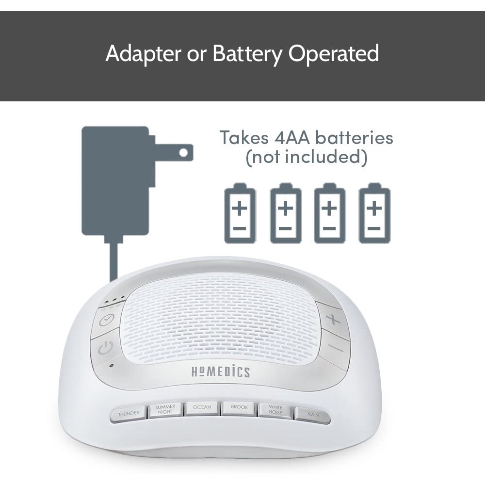 Máy ru ngủ âm thanh trắng cho cả gia đình Homedics SS-2025