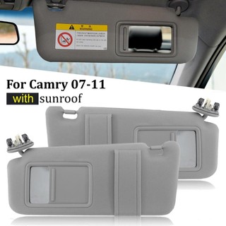 Zr tấm che nắng phía trước bên trái / phải màu xám nhạt cho toyota camry 2007-2011 aurion 2008 2009 2010