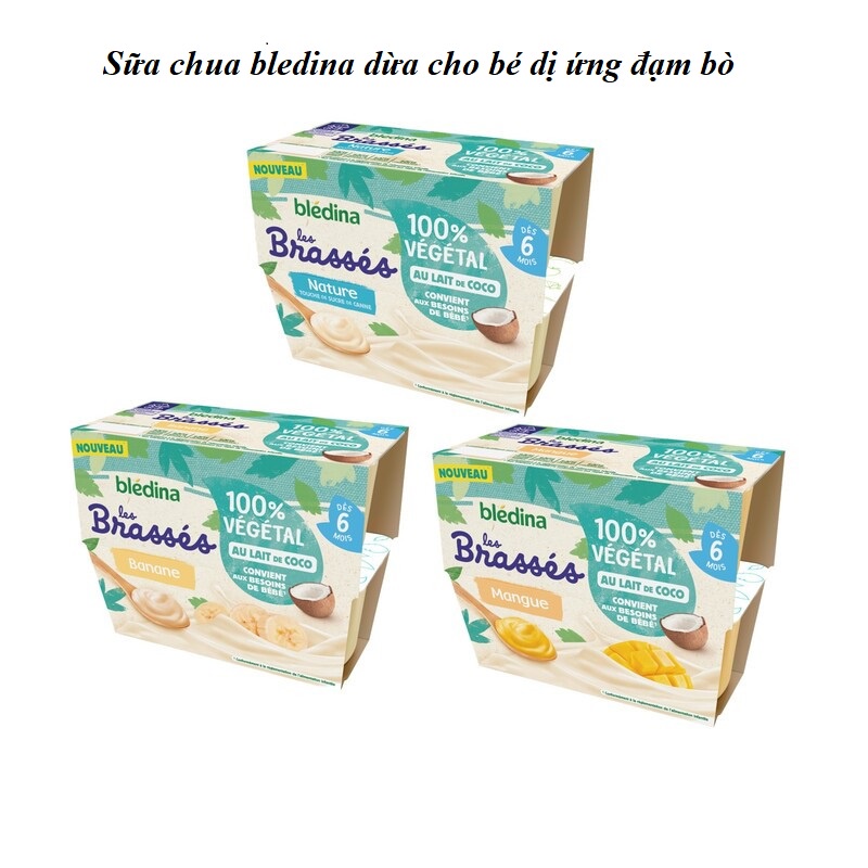 Sữa chua Bledina cho bé ăn dặm từ 6m+