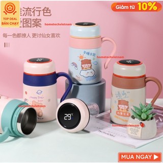 Cốc Giữ Nhiệt Dân Văn Phòng Đựng Cafe, Trà Chất Liệu Inox Không Gỉ, Bình Nước Giữ Nhiệt Thể Thao Hàn Quốc 550ml
