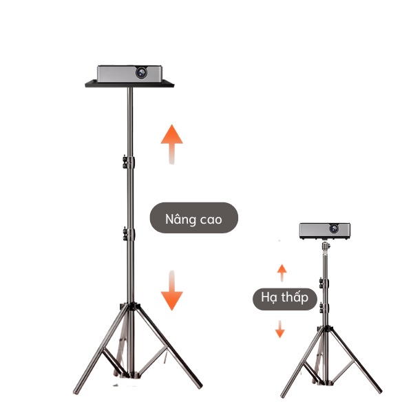 Giá đỡ máy chiếu chắc chắn cao 1m7 đa năng sức chịu đựng cao phù hợp với nhiều loại máy chiếu tripod