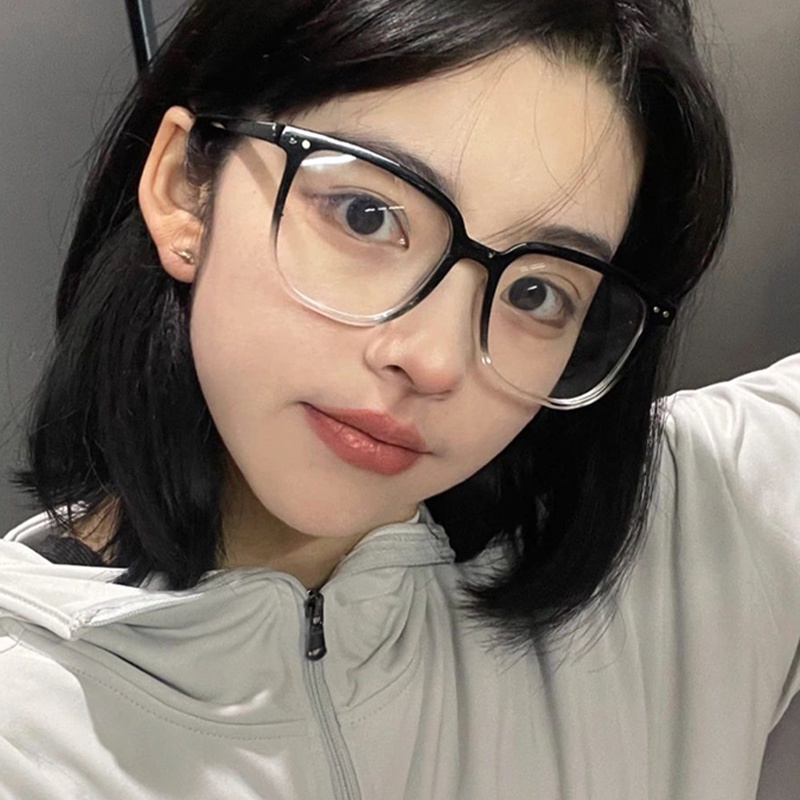 Mắt Kính 3 Tròng Vuông Màu Gradient Thời Trang 2022 Dành Cho Nam Nữ