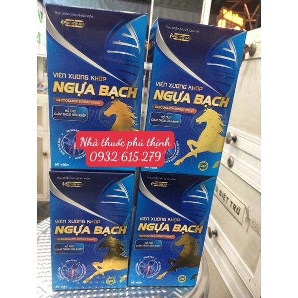 ✅Viên xương khớp ngựa bạch 60 viên date mới