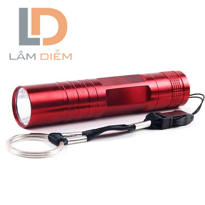 Đèn pin đèn led cầm tay mini sài pin AA tặng kèm móc treo 551 - 210