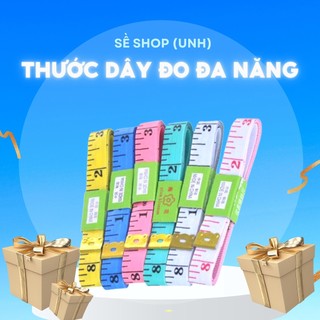 Thước dây đo eo,bụng ,đo chiều cao nhiều màu