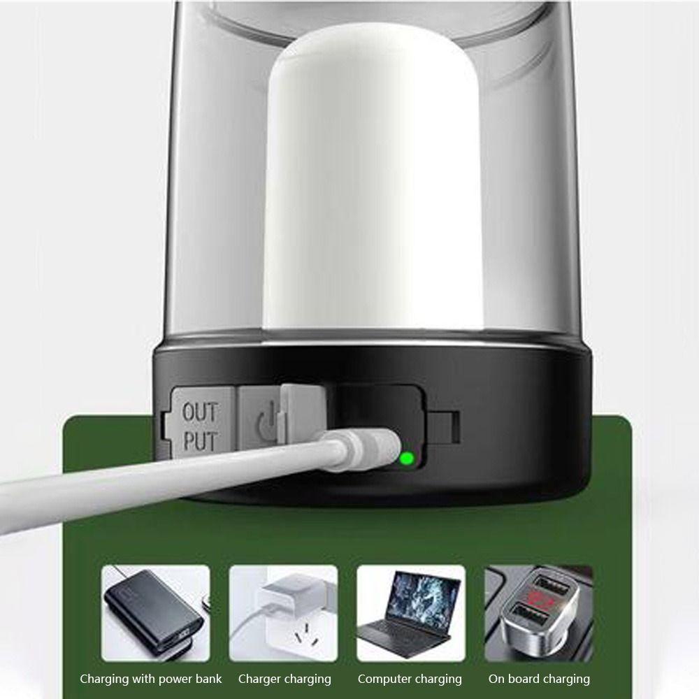 YVE Đèn Ngủ Đa Năng Sạc Cổng USB Phong Cách Retro