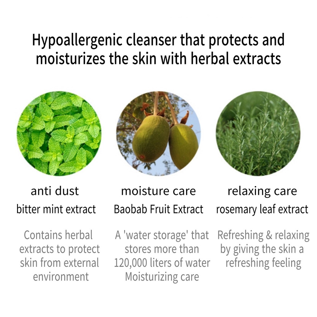 Hãy làm cho tôi an toàn. Sữa Rửa Mặt Bọt Tuyết Tính Thấp 150ml / ± 0.6) Giúp Giảm Đau Và Làm Sạch Da