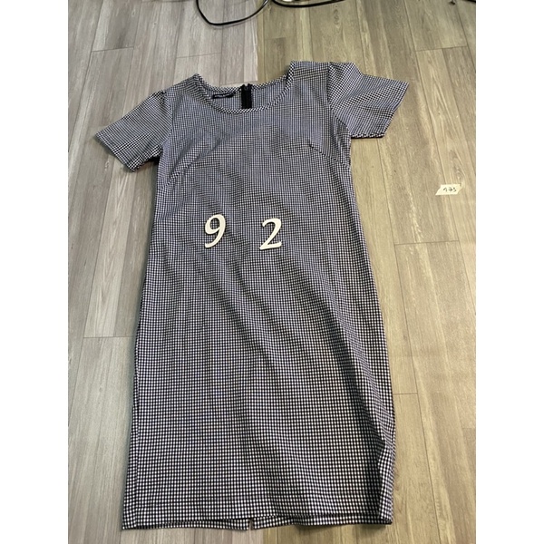 2hand đầm sọc xám 173