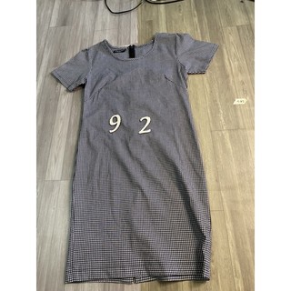 2hand đầm sọc xám 173