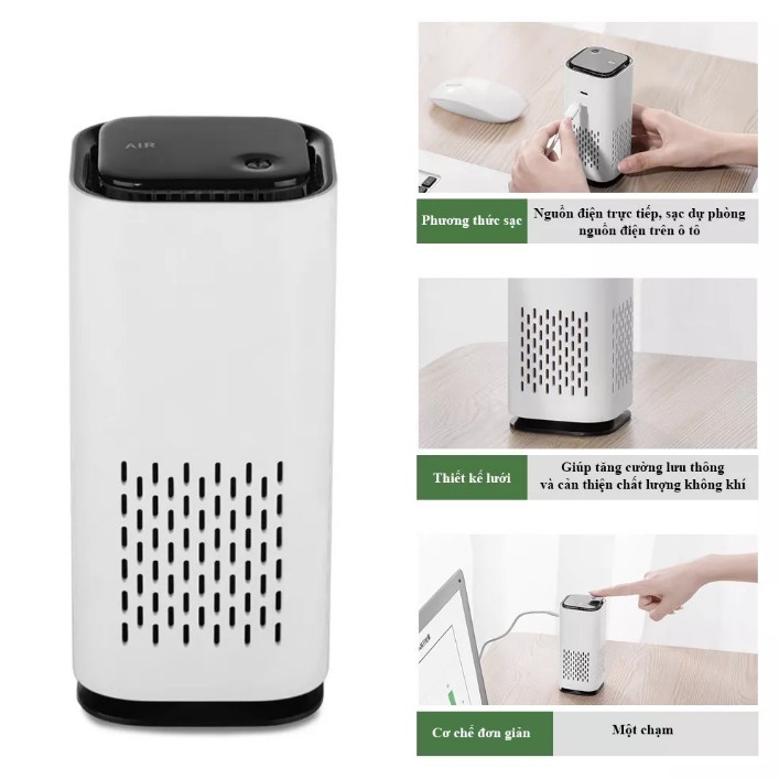 Máy Lọc Không Khí Trên Xe Hơi Smart Lux Car Air Purifier - Home and Garden