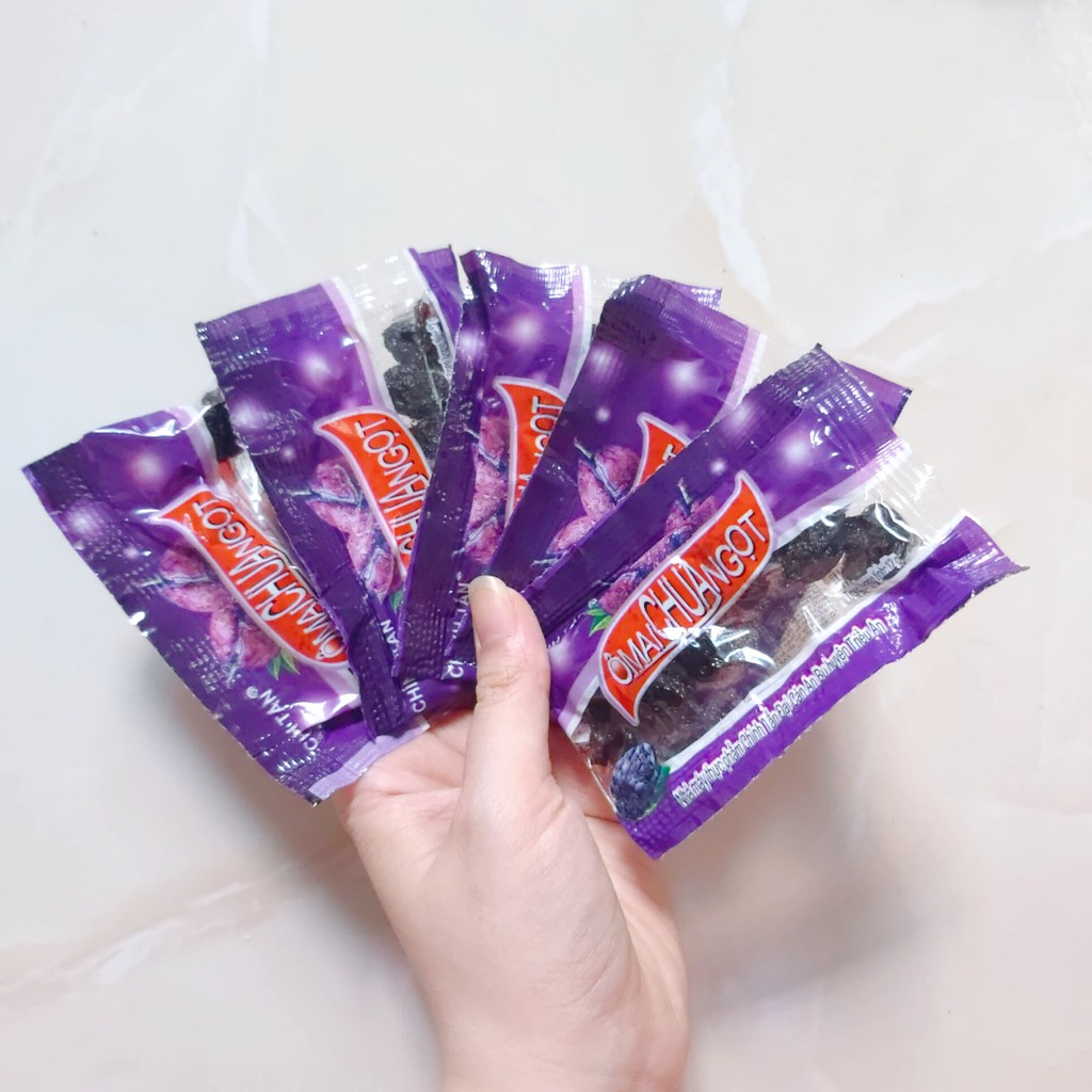 Ô mai táo tím chua ngọt 10 gói (lẻ)