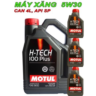 Nhớt Motul H-Tech 100 Plus 5W30 tổng hợp cho xe hơi máy xăng cao cấp