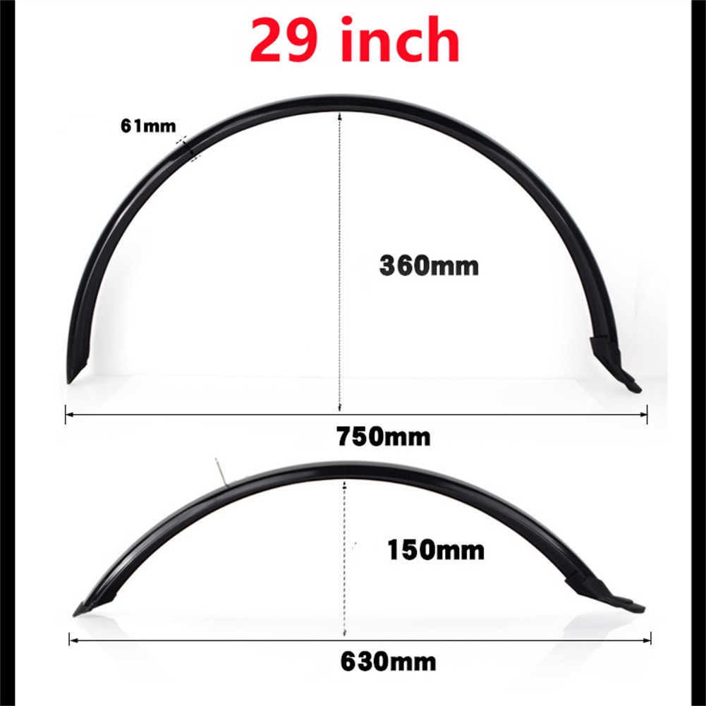 Tấm Chắn Bùn Siêu Bền 700C / 26 / 27.5 / 29 Chất Lượng Cao Cho Xe Đạp