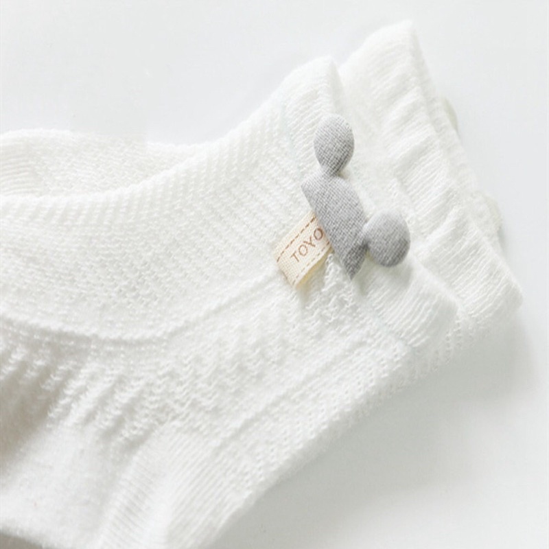 Tất Lưới Cho Bé, Vớ Cho Bé Gái, Bé Trai, Tất Mùa Hè Hình Gấu Hàn Quốc, Thoáng Khí Cho Bé Hoạt Động