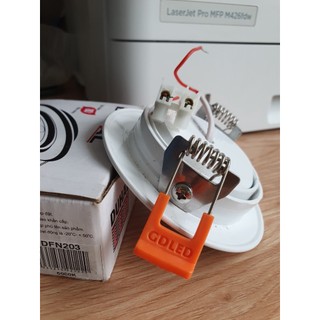 Đèn led downlight âm trần 3w duhal DFN203