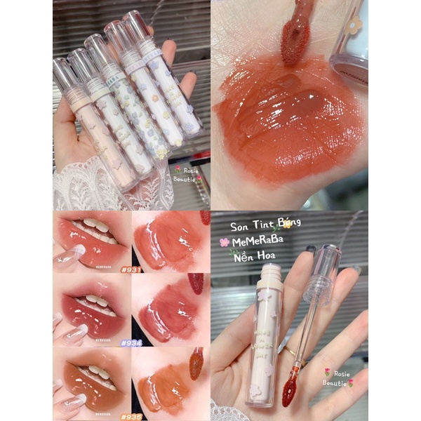 SON TINT BÓNG LÌ VỎ TRONG NỀN HOA NÀNG THƠ