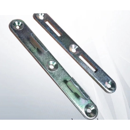 Pát  (BÁT) sắt giường bảy màu  128x17x4  ( 1 bộ gồm : 1 âm + 1 dương)