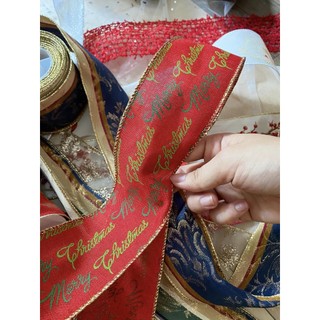 Ruy băng Kirkland bản 6cm có viền kẽm (inbox chọn mẫu) - Ruy băng cao cấp nhà Ang - ribbon gift